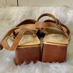 sbicca Sunflowers By  Tan Square Toe Heeled Sandals Photo 3