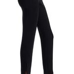 Cinq à Sept Cinq A Sept Black Brianne Slit Hem Pants  Photo 3