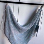 NWT house of Harlow x revolve rhinestone top Silver Size M Photo 0