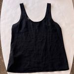 Equipment Femme Black Scoop Neck Silk Tank Top Small (Oversized) $128 Photo 3