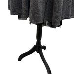 Free People Large Gray Rose Fit and Flare Tulle Skirt Sleeveless Tank Dress Photo 3