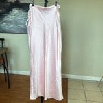 House Of CB HOUSE OF‎ CB SET Georgie Top & 'Giuliana' Ballerina Pink Satin Maxi Skirt NWOT Photo 10