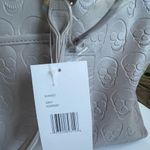 Betsey Johnson NEW  SKULLS Weekender Dufflel - Halloween Gray Large Bag w tag Photo 6