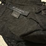 ALLSAINTS Hanna Antia Mini black leopard long sleeves high neck Dress sz 0 Photo 4