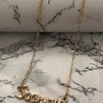 Scorpio Horoscope Letter Charm Pendant Necklace Gold Photo 3
