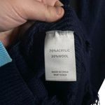 Lovers + Friends NWOT  Keeney Distressed Sweater Dress in Navy Blue Size S Photo 12