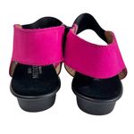 SESTO MEUCCI Eirlys Sling Back Sandals Blue Pink Soft Nubuck Italy Size 9 Photo 4