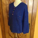 Vintage 90s bright blue sweater Size L Photo 4