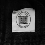 Nanushka Charcoal Black Cite Oversized Denim Belted Moto Biker Jacket Size XS Photo 10