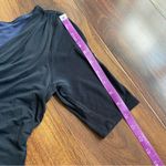 Boden Tencel Lyocell Wrap Short Sleeve Slinky MIDI Dress Black Size 6 Photo 8