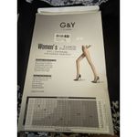 Lot Of 5 Pairs New In Package G&Y Classic Pantyhose, 2 Black, 3 Nude, Size Large Black Photo 1
