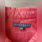 Sharagano  Coral Linen Blouse Photo 6