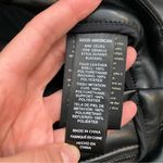 Good American Good Legs Flare Faux Leather Pants Black 15 Photo 7