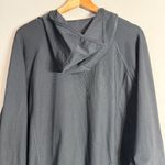 L.L.Bean Hooded Full Zip Workout Sweatshirt Jacket Women's 2X Black Outdoor Photo 10