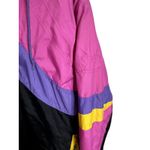 Vintage 80s Otello Pelle Color Block Insulated Puffer Jacket Size M Oversized Black Size M Photo 5