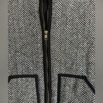 Goodnight Macaroon Grey and Black Herringbone Vest Photo 2