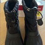 Chooka Womens Insulated Nylon Puffer Snow Boot, Black, Size 6, NWT Photo 3