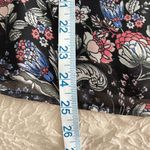 AB Studio  Womens Multicolor Floral Blouse Off Shoulder Black Multicolor Small‎ Photo 7