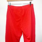 Catherine Malandrino Catharine malandrino spell out orange red jogger drawstring sweatpants flawed Photo 10