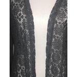 Route 66 ~ Long Sleeve Cardigan ~ Size XL 14-16 ~ Gray ~ Lace Photo 1