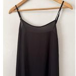 Topshop Black Semi Sheer MIDI Slip Dress Women’s Size 4 Photo 2