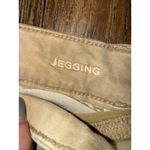 American Eagle Jeggings Stretch Khaki Pants Womens Size‎ 14 Short Casual Tan Size 14P Photo 3