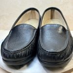 SAS Comfort Black Leather Loafer Shoes Women's Slip On Driving Moc 10.5WW Size 10.5 Photo 6