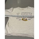 RED SHIRT LSU Tigers Crewneck Sweatshirt women's Size M Gray Size M Photo 5