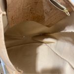 TIRADIA CORK farmers market tote bag shoulder work travel free people Tan Photo 6