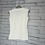 Alo Yoga White Sleeveless V-Neck Tank Top Size S Activewear Fitted Muscle Gym Photo 7