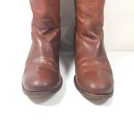 Frye  Melissa Button Leather Womens Tall Riding Boot, Cognac, size 9.5 B Photo 4