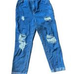 Forever 21  Paperbag Waist Distressed Jeans Size 28 Photo 0
