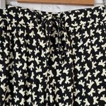 Red Valentino  black tie waist bow print pants Photo 1