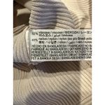 ZARA Cropped V Neck Long Sleeve Fitted Ribbed Knit Button Down Sweater XS Beige Photo 8