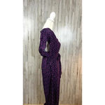 Anthropologie Maeve Geoscope Purple Print Small‎ Short Sleeve Romper Jumpsuit XS Photo 3