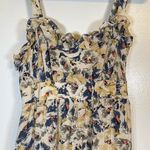 Moulinette Soeurs For Anthropologie Hydrangea Petals Maxi Floral Silk Dress Sz 6 Photo 1