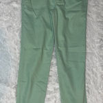 41 Hawthorne light green cuffed cropped skinny slacks pants EUC woman’s size 0 Photo 0