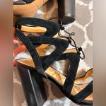 Sam Edelman Black Strappy Heeled Sandals party wedding prom event summer elegant Photo 9