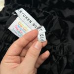 GRETCHEN SCOTT Luxe Leaf Velvet Palazzo Pants Womens XS Holiday Party Chic Event Black Photo 6