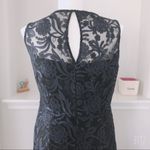 Ellen Tracy  Gown Lace Maxi Dress Navy Plus Size 16 Photo 2