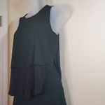 Metaphor  Black Layered Tank Top Side Slits XS Photo 6