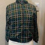 Vintage Tail Women’s Zipper “Tennis Time” Sporty Sweatshirt EUC Sz XS Black Photo 0