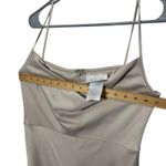 BHLDN  Cali Satin Cowl Neck Midi Slip Dress Champagne Anthropologie Women Size 14 Photo 11