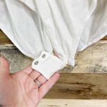 AG Adriano Goldschmied  Lola Bodysuit in Ivory Dust Size Small NWT Long Sleeve Photo 9