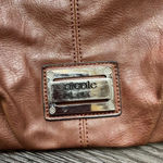 ‎Nicole Miller Foldover Crossbody Bag Cognac Brown Brown Photo 3