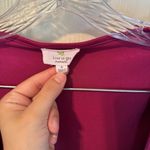 Live in the Moment Women's Trendy Square Neck Maroon Top Size Small Photo 2