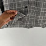 Madewell ‎ Plaid Westlake Shirt Button Front Grey Menswear Plaid Size XXS Photo 6