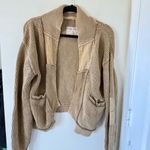 Free People  Worn Thru Cotton Crop Cardigan Photo 7