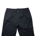 Sandro Sportwear Paris Cropped Wide Leg Pants Trousers 12 Black Capri Photo 6