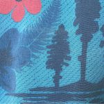 Bridge & Burn Silk Top Makelike Hawaii 503 Women Floral Blue Pink Sleeveless Size L Photo 14